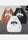 Wholesale Men's Casual Letter Print Drawstring Long Sleeve Kangaroo Pocket Hoodie - Liuhuamall