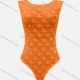 Wholesale Women's Sexy 100%Cotton Floral Print Sleeveless Sheer Lace Tank Bodysuit LT074# Orange Guangzhou Clothing Wholesale Market & Suppliers -LIUHUAMALL