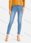 Wholesale Women's Classic Casual Tailored Plain Patch Pocket Skinny Jeans - Liuhuamall