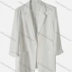 Wholesale Women's Plain Lapel 3/4 Sleeve One Button Patch Pockets Suit Jacket SN0281# White Clothing Wholesale Market Liuhua