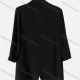 Wholesale Women's Plain Lapel 3/4 Sleeve One Button Patch Pockets Suit Jacket SN0281# Black Clothing Wholesale Market Liuhua
