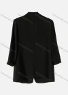 Wholesale Women's Plain Lapel 3/4 Sleeve One Button Patch Pockets Suit Jacket SN0281# - Liuhuamall