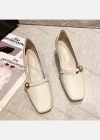 Wholesale Women Chunky Heels for Women Square Toe Pumps Dress Shoes - Liuhuamall