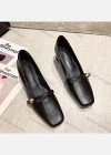 Wholesale Women Chunky Heels for Women Square Toe Pumps Dress Shoes - Liuhuamall