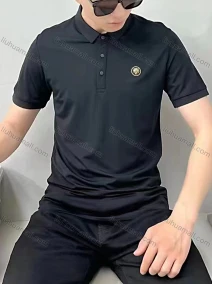 Wholesale Men's Short Sleeve Logo Plain Polo Shirt, LIUHUA CLOTHING WHOLESALE