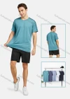 Wholesale Men's Athletic Short Sleeve Breathable Running T-shirts - Liuhuamall