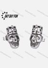 Wholesale Silver Stainless Steel Ear Studs SP0567# - Liuhuamall