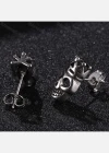 Wholesale Silver Stainless Steel Ear Studs SP0567# - Liuhuamall