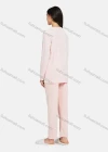 Wholesale Women's Lounge Soft Long Sleeve Letter Pattern Tops & Pin Dot Print Pant Pajama Sets - Liuhuamall