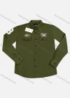 Wholesale Men's Casual Collared Long Sleeve Letter Button Down Shirt - Liuhuamall