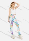 Wholesale Women's Tie Dye Cardigan With High Waist Leggings 3 Piece Set - Liuhuamall