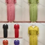 Wholesale Women's Casual Lapel Lace Up Button Down Belted Plain Maxi Dress preview