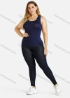 Wholesale Women's Casual Scoop Neck Plain Tank Top - Liuhuamall