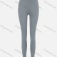 Wholesale Women's Sporty Plain High Waist Striped Sheer Mesh Elastic Leggings 35# Clothing Wholesale Market Liuhua
