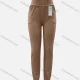 Wholesale Women's Casual High Waist Shirred Double Breasted Plain Sweatpants Copper Clothing Wholesale Market Liuhua