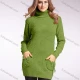 Wholesale Women's Plain Turtleneck Long Sleeve Pullover Sweater Olive Drab Guangzhou Clothing Wholesale Market & Suppliers -LIUHUAMALL