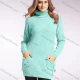 Wholesale Women's Plain Turtleneck Long Sleeve Pullover Sweater Cyan Guangzhou Clothing Wholesale Market & Suppliers -LIUHUAMALL