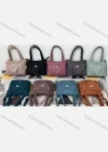 Wholesale Women's Casual Nylon Plain Shoulder Bag With Multiple Compartments - Liuhuamall