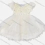 Wholesale Girls Lovely Crew Neck Short Sleeve Rhinestone Flower Dress preview