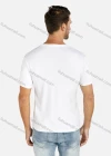 Wholesale Men's Casual Round Neck Geometric Splicing Short Sleeve Tee - Liuhuamall