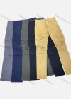 Wholesale Men's Casual Plain Straight Leg Ankle Length Cargo Pants - Liuhuamall