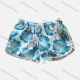 Wholesale Women's Vacation Contrast Floral Print Drawstring Beach Shorts 3# Clothing Wholesale Market Liuhua