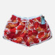 Women's Vacation Contrast Floral Print Drawstring Beach Shorts 2# Clothing Wholesale Market -LIUHUA
