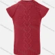 Wholesale Girls Cap Sleeve Mock Neck Cable Knit Pullover Sweater 29# Clothing Wholesale Market Liuhua