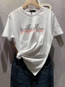 Wholesale Men's Casual Round Neck Short Sleeve Letter Print T-Shirt, LIUHUA CLOTHING WHOLESALE