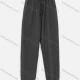 Wholesale Women's Casual Drawstring Elastic Hemline Plain Sweatpants With Pockets Black Clothing Wholesale Market Liuhua