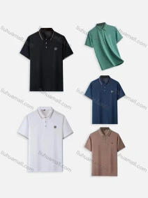 Wholesale Men's Casual Logo Short Sleeve Polo Shirt, LIUHUA CLOTHING WHOLESALE