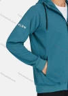 Wholesale Men's Athletic Long Sleeve Waffle Knit Plain Drawstring Pockets Hooded Jackets - Liuhuamall