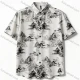 Wholesale 2026 New Men's Slim Fit Short Sleeve Shirt Mountain Pine Tree Print Asian Style Wholesale In Stock White Clothing Wholesale Market Liuhua