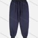 Wholesale Men's Fall Casual Oversized Drawstring Plain Slant Pocket Sweatpants Navy Clothing Wholesale Market Liuhua