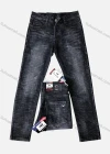 Wholesale Men's Casual Button Pockets Labelled Plain High Stretch Jean 5652# - Liuhuamall