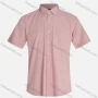 Wholesale Men's Slim Fit Collared Short Sleeve Button Down Plain Shirts preview