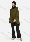 Wholesale Women's Casual Plain Ruched Buttons Down Long Sleeve Blouse 1371# - Liuhuamall