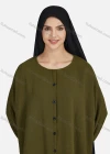 Wholesale Women's Casual Plain Ruched Buttons Down Long Sleeve Blouse 1371# - Liuhuamall
