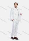 Wholesale Men's Formal Business Plaid Print Slim Fit Lapel Suit Jacket With Waistcoat 3 Piece Set - Liuhuamall