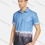 Wholesale Men's Casual Landscape Buttons Down Short Sleeve Shirts 23308# preview