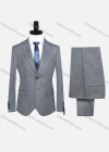 Wholesale Men's Formal Plain Two Button Blazer Jacket & Pants 2 Piece Suit Set 32235# - Liuhuamall