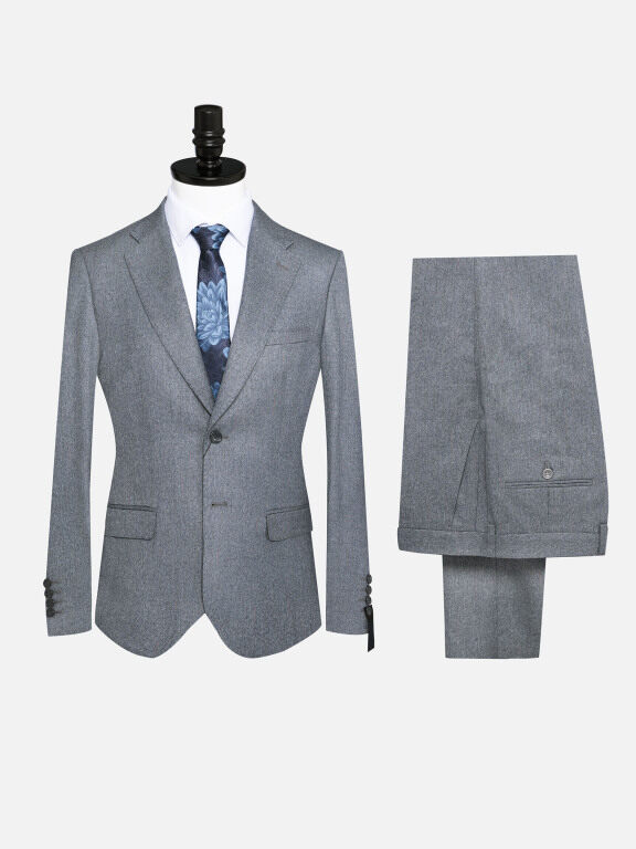 Men's Formal Plain Two Button Blazer Jacket & Pants 2 Piece Suit Set 32235#, Clothing Wholesale Market -LIUHUA, 