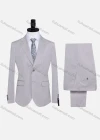 Wholesale Men's Formal Plain Two Button Blazer Jacket & Pants 2 Piece Suit Set 32309# - Liuhuamall