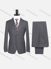 Wholesale Men's Formal Plain Two Button Blazer Jacket & Pants 2 Piece Suit Set 989#, LIUHUA CLOTHING WHOLESALE