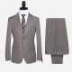Men's Formal Plain Two Button Blazer Jacket & Pants 2 Piece Suit Set 989# Gray Clothing Wholesale Market -LIUHUA
