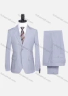 Wholesale Men's Formal Plain Two Button Blazer Jacket & Pants 2 Piece Suit Set 989# - Liuhuamall
