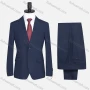 Wholesale Men's Formal Two Button Plain Blazer Jacket & Pants 2 Piece Suit Set X7408# preview
