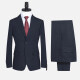 Men's Formal Two Button Plain Blazer Jacket & Pants 2 Piece Suit Set X7408# Black Clothing Wholesale Market -LIUHUA