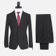 Men's Formal Two Button Plain Blazer Jacket & Pants 2 Piece Suit Set X7408# Brown Clothing Wholesale Market -LIUHUA