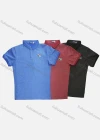 Wholesale Men's Short Sleeve Button Front Pincheck Polo Shirt - Liuhuamall